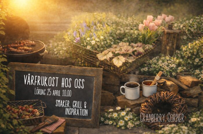 VÅRFRUKOST PÅ CRANBERRY CORNER